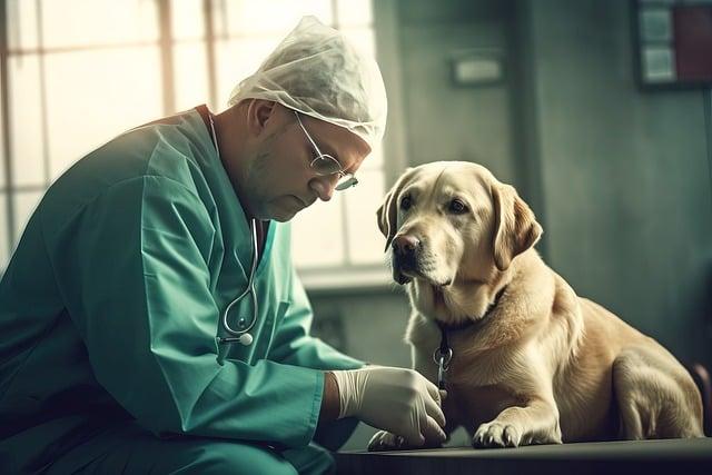 Kdy je vhodné navštívit veterináře kvůli vyrážce u psa na břiše?